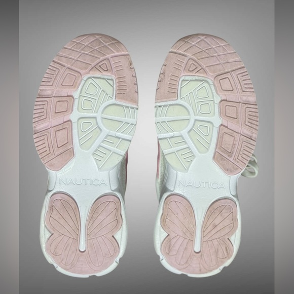 Nautica Big Girls Athletic Sneakers - Chunky Cushion Heel Size 4 - Picture 15 of 16